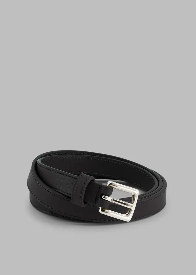 The Frankie Shop Jessie Leather Belt 8211 Black 8211 Women