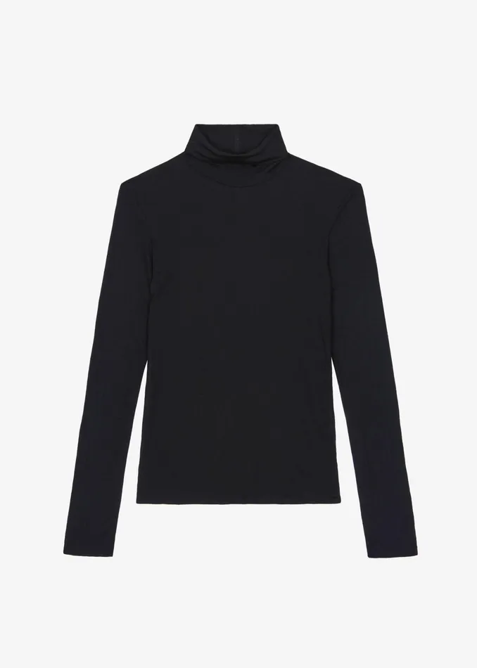 The Frankie Shop Knitwear Evren Sheer Turtleneck 8211 Black 8211 Women