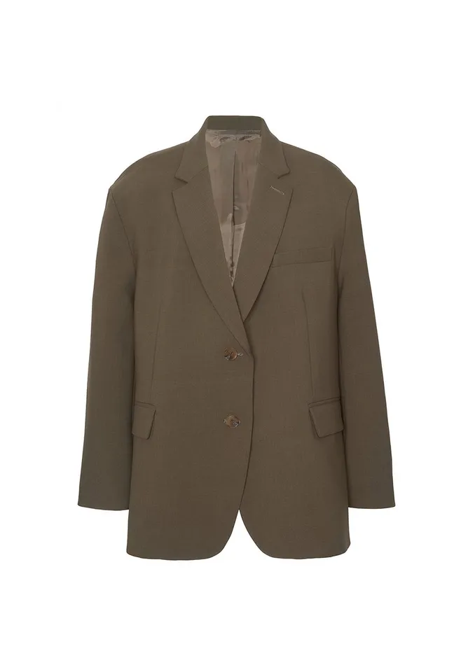 The Frankie Shop Outerwear Bea Blazer 8211 Chocolate 8211 Women