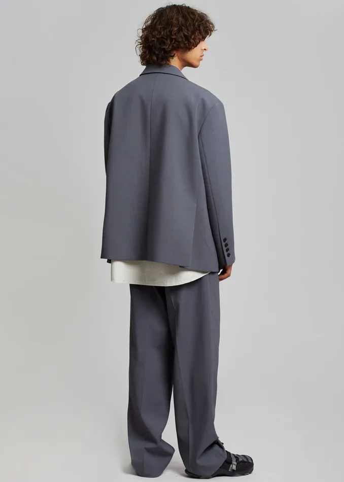 The Frankie Shop Outerwear Beo Blazer 8211 Charcoal 8211 Men