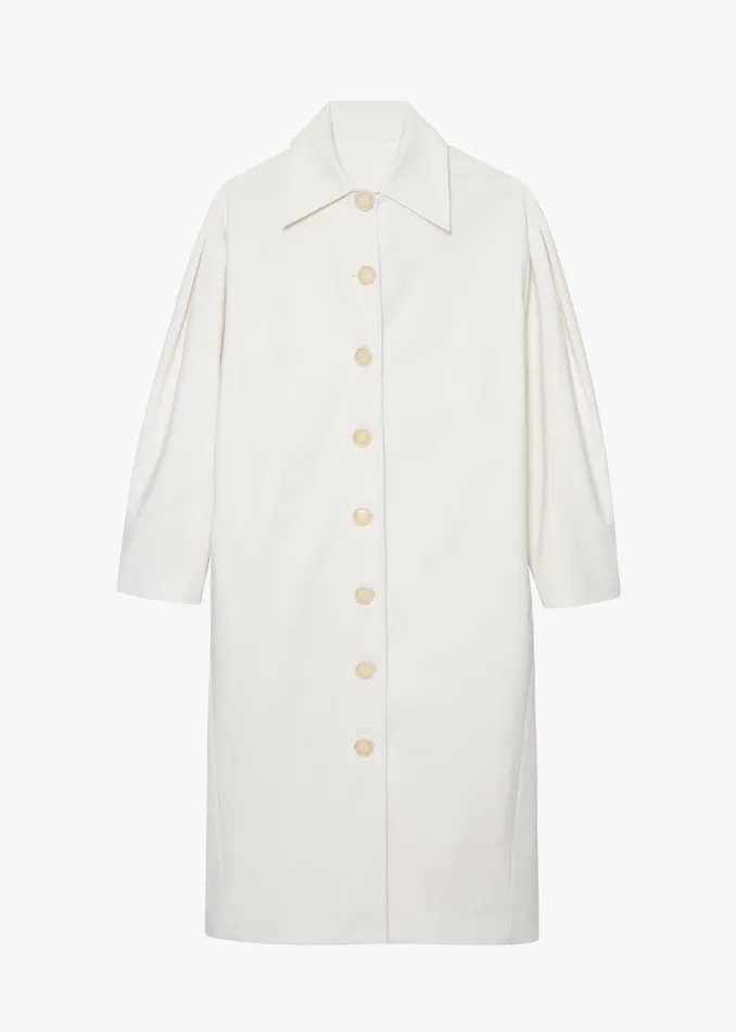 The Frankie Shop Outerwear Callyn Trench Coat 8211 Light Beige 8211 Women