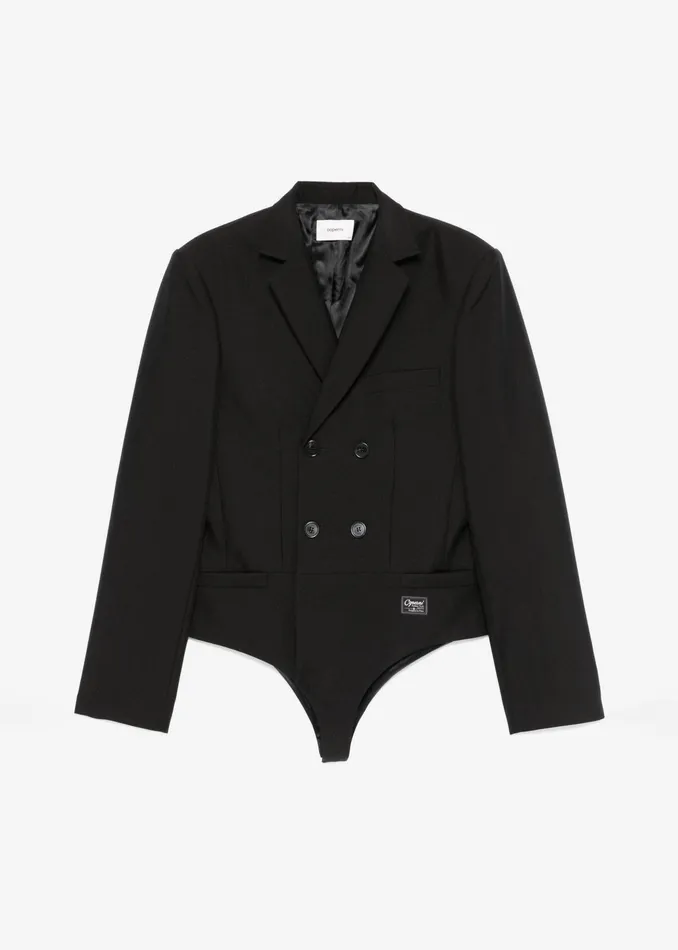 The Frankie Shop Outerwear Coperni Tailored Body Jacket 8211 Black 8211 Women