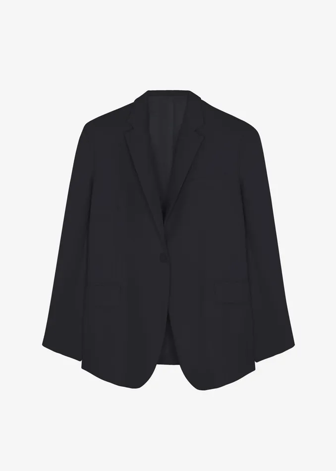 The Frankie Shop Outerwear Lyra Oversized Blazer 8211 Black 8211 Women