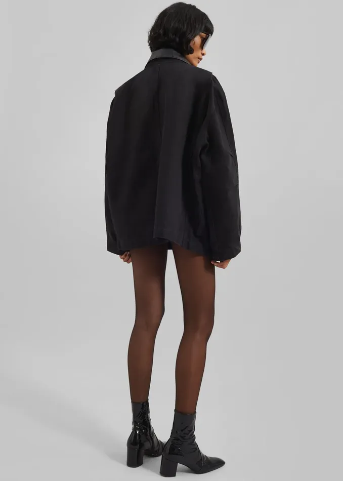 The Frankie Shop Outerwear Pelso Barn Jacket 8211 Black 8211 Women