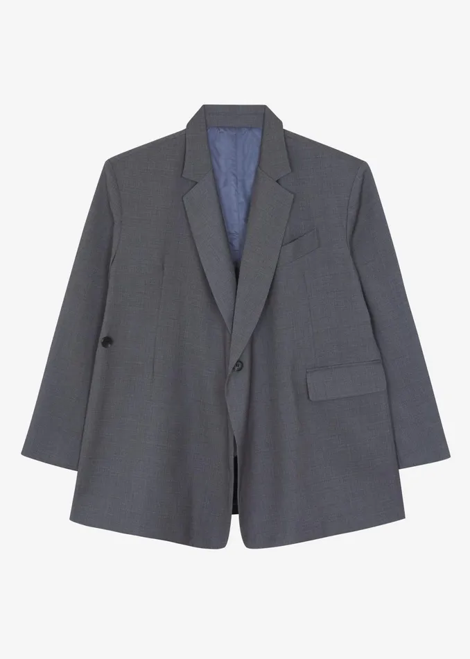 The Frankie Shop Outerwear Quincy Blazer 8211 Grey 8211 Women