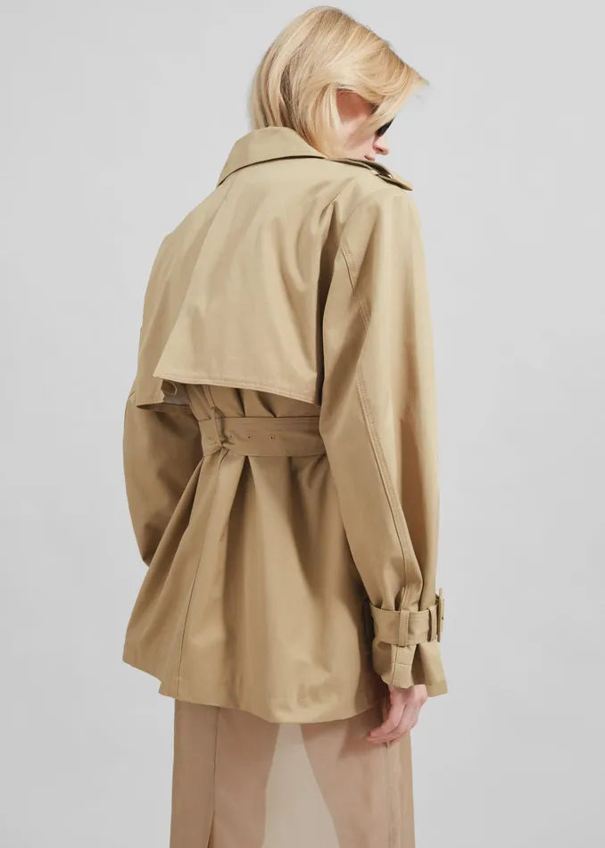 The Frankie Shop Outerwear Raleigh Trench Coat 8211 Beige 8211 Women