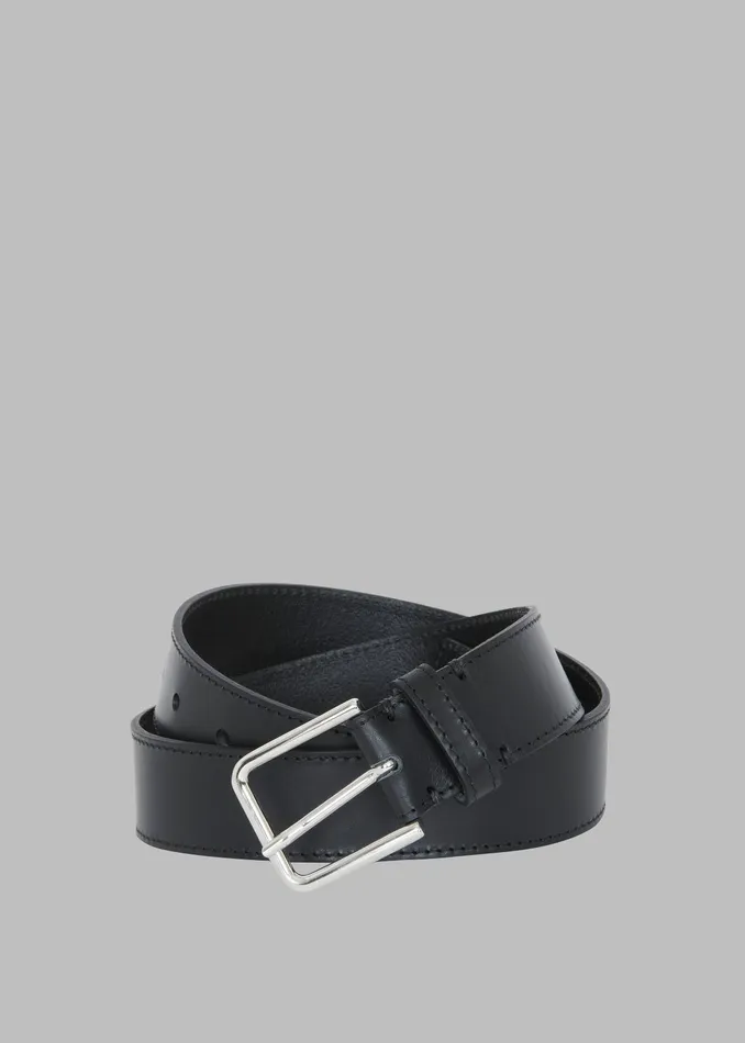 The Frankie Shop Toni Leather Belt 8211 Black 8211 Women