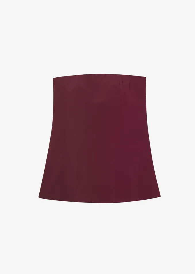 The Frankie Shop Tops Abbie Strapless Top 8211 Burgundy 8211 Women
