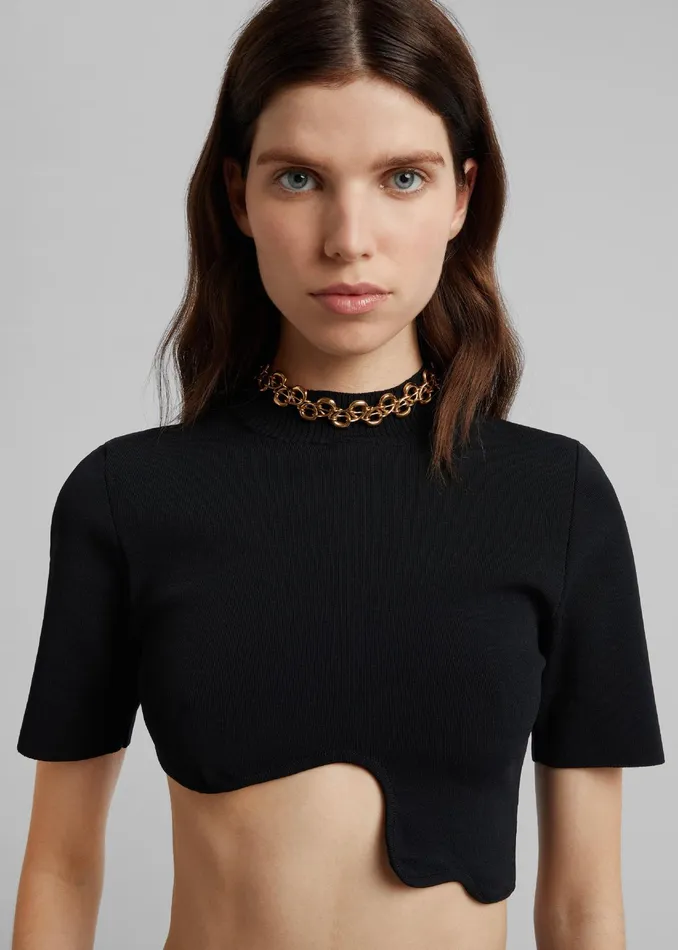 The Frankie Shop Tops Christopher Esber Maparadita Top 8211 Black 8211 Women