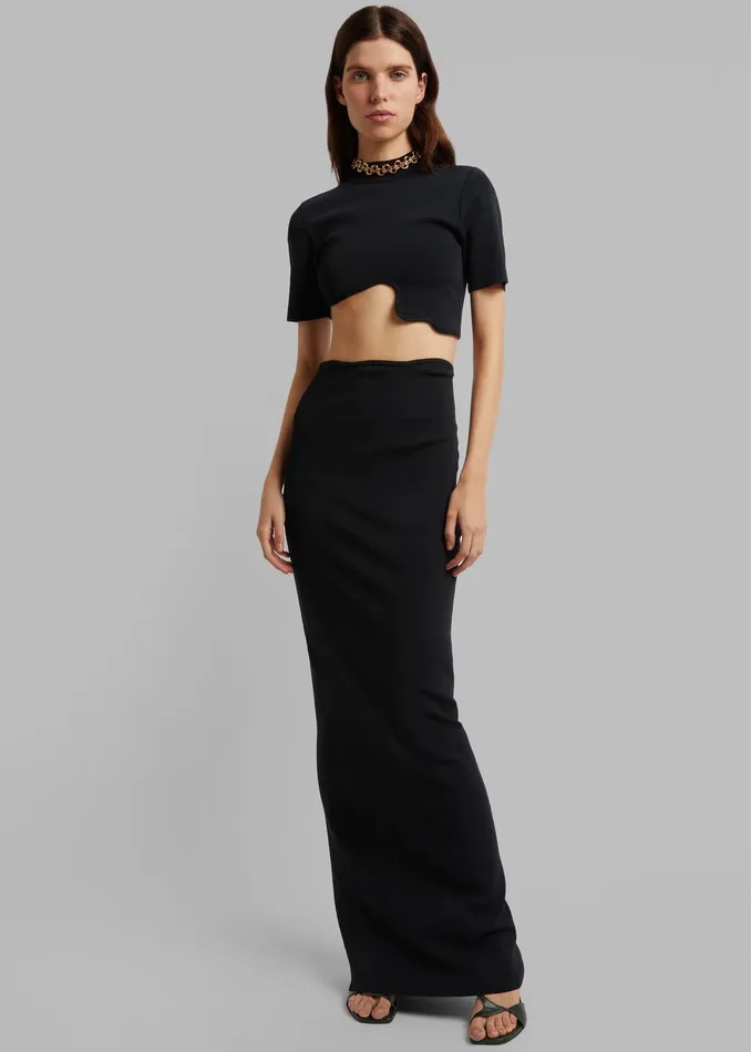 The Frankie Shop Tops Christopher Esber Maparadita Top 8211 Black 8211 Women