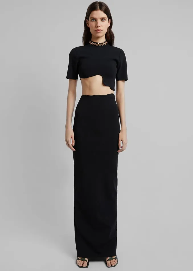 The Frankie Shop Tops Christopher Esber Maparadita Top 8211 Black 8211 Women