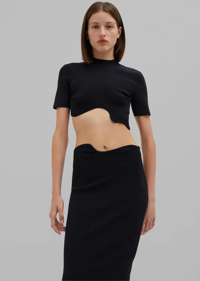 The Frankie Shop Tops Christopher Esber Maparadita Top 8211 Black 8211 Women