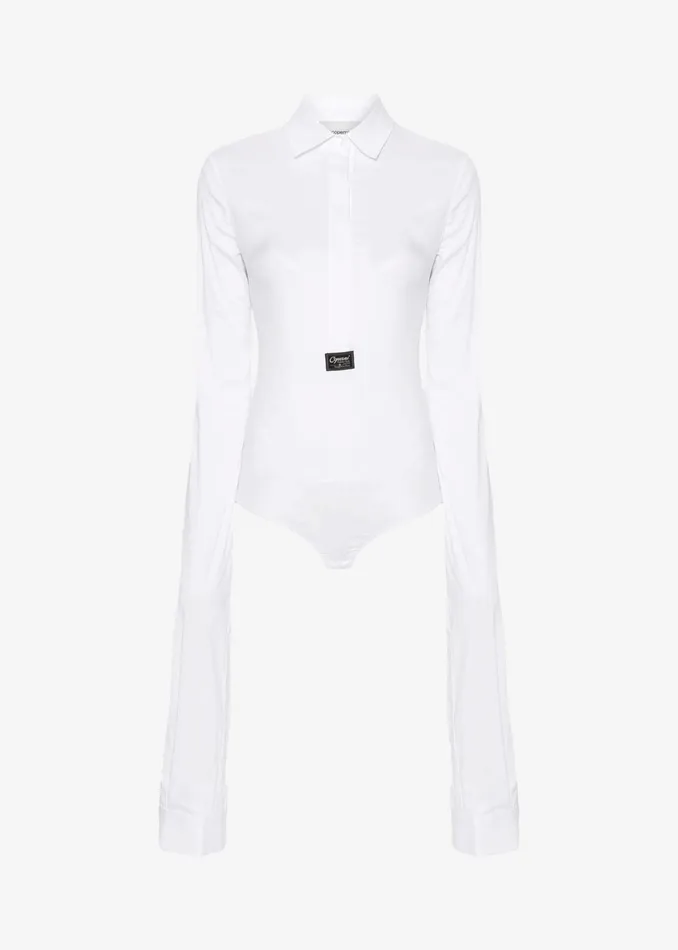 The Frankie Shop Tops Coperni Shirt Bodysuit 8211 White 8211 Women