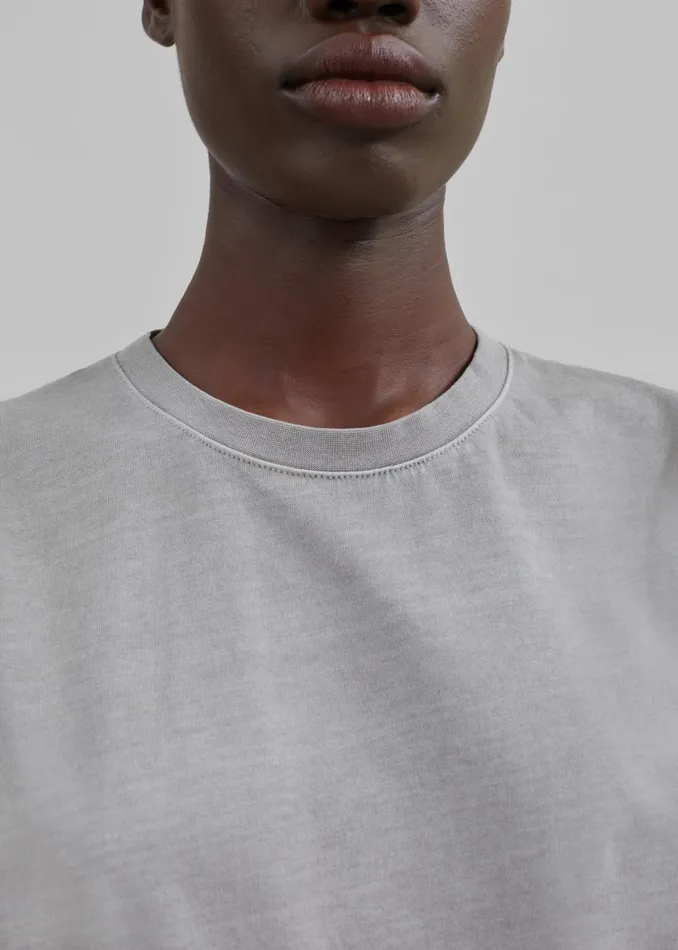 The Frankie Shop Tops Dollie Tee 8211 Grey 8211 Women