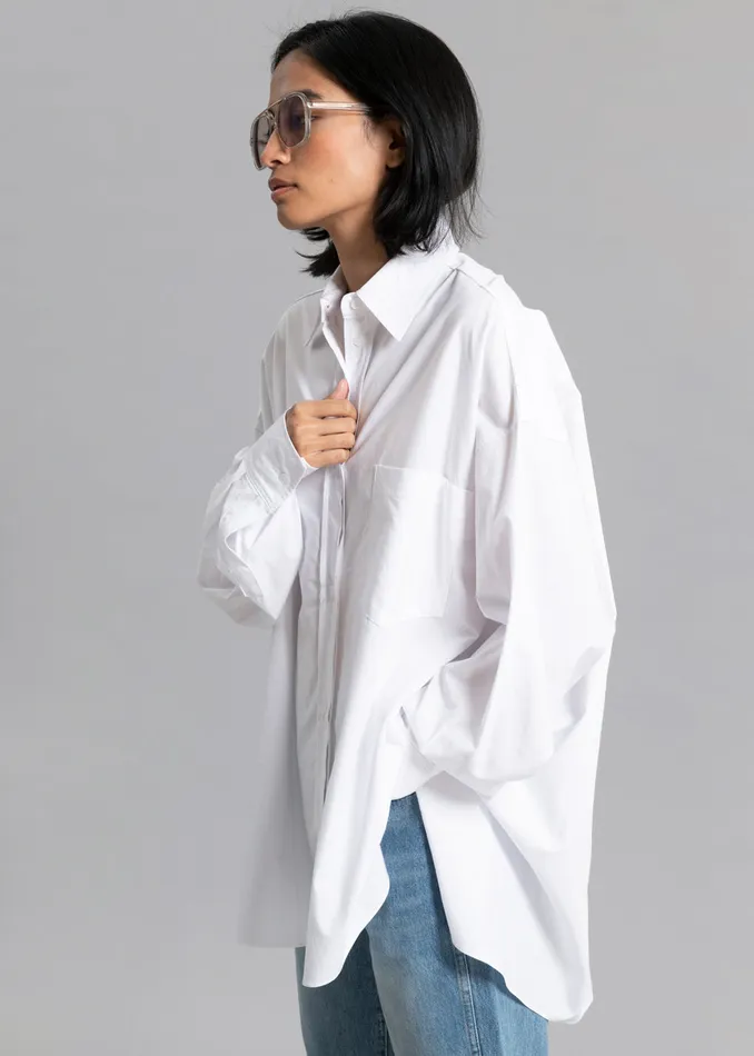 The Frankie Shop Tops Kat Shirt 8211 White 8211 Women