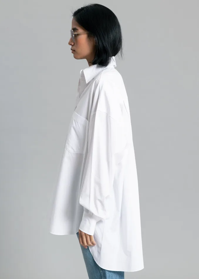 The Frankie Shop Tops Kat Shirt 8211 White 8211 Women