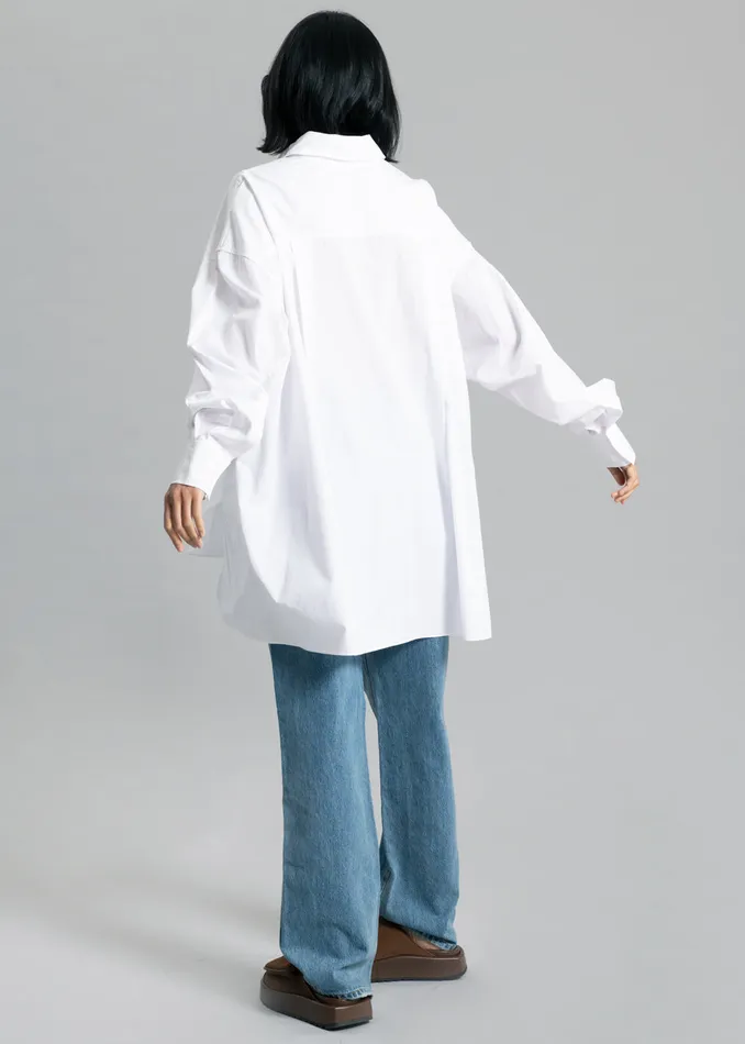 The Frankie Shop Tops Kat Shirt 8211 White 8211 Women