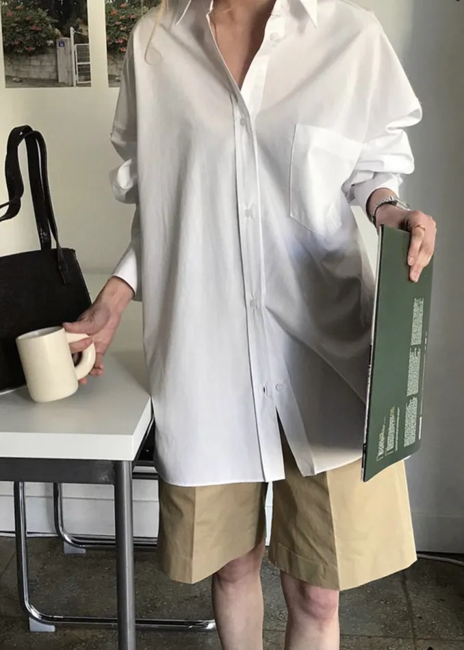 The Frankie Shop Tops Kat Shirt 8211 White 8211 Women