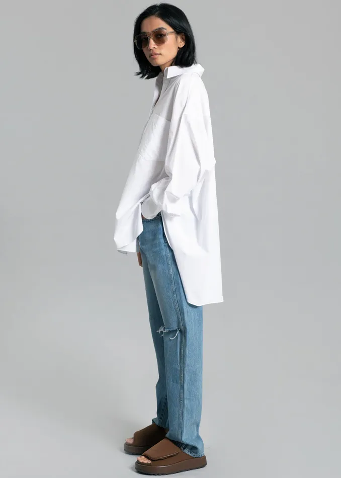 The Frankie Shop Tops Kat Shirt 8211 White 8211 Women