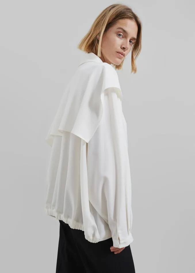 The Frankie Shop Tops Ruma Blouse 8211 Off White 8211 Women