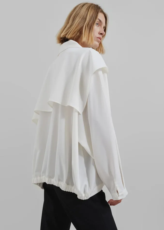 The Frankie Shop Tops Ruma Blouse 8211 Off White 8211 Women