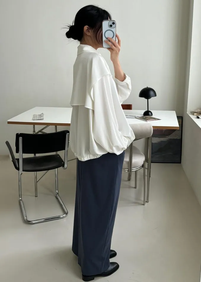 The Frankie Shop Tops Ruma Blouse 8211 Off White 8211 Women