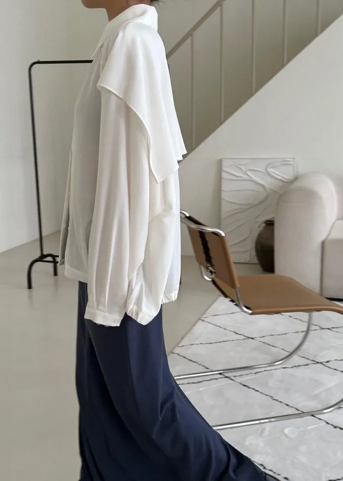 The Frankie Shop Tops Ruma Blouse 8211 Off White 8211 Women