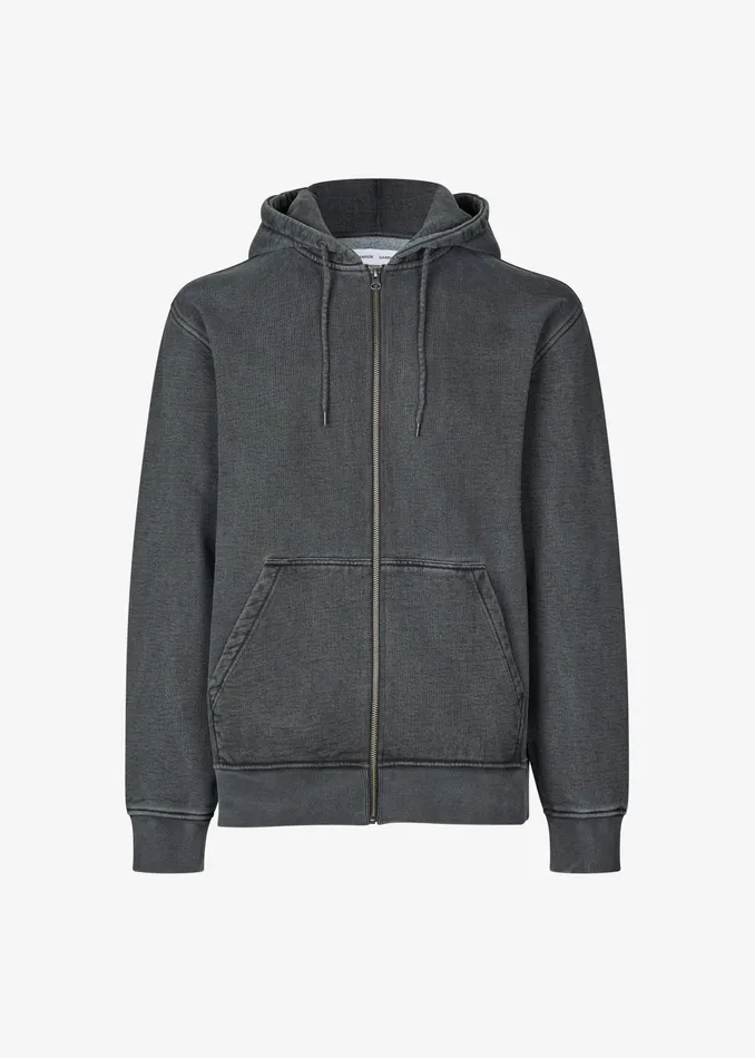 The Frankie Shop Tops Samse Samse Sapigment Zip Hoodie 8211 Black 8211 Men