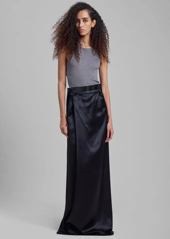 The Frankie Shop Tops Samse Samse Sasonnet Tank Top 8211 Mid Grey Melange 8211 Women