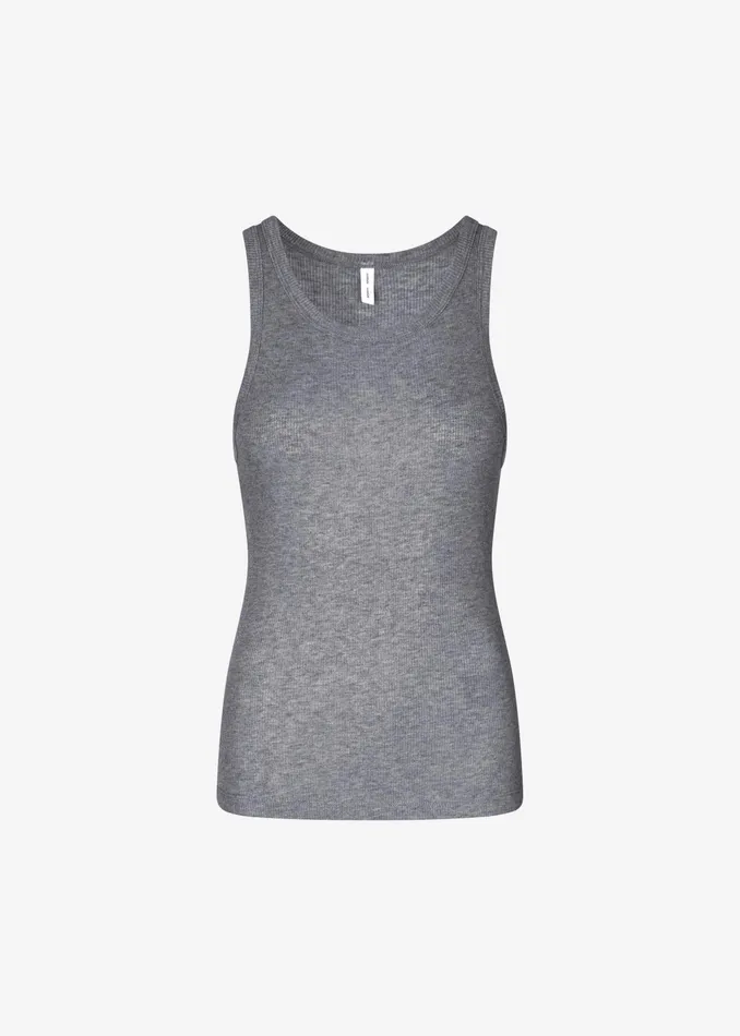 The Frankie Shop Tops Samse Samse Sasonnet Tank Top 8211 Mid Grey Melange 8211 Women