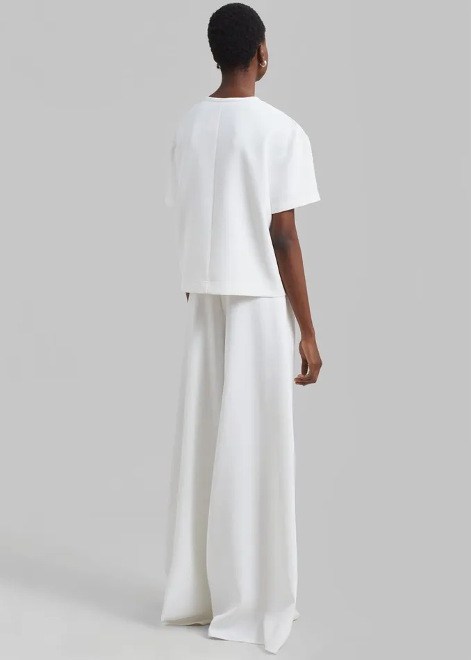 The Frankie Shop Tops Sierra Tee 8211 White 8211 Women
