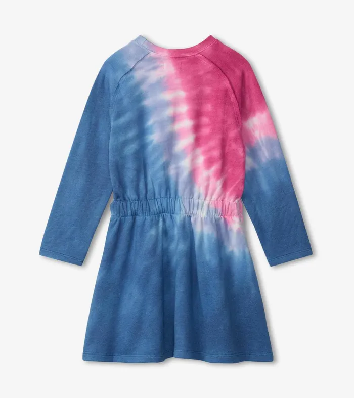 Tie Dye Burst Cinched Waist Dress Hatley
