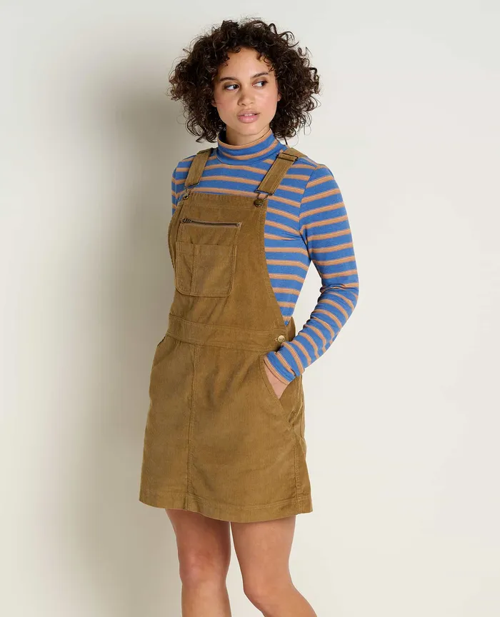 ToadandCo Dresses Women8217s Scouter Cord Jumper Honey Brown