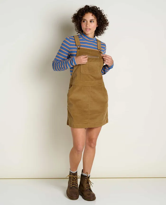ToadandCo Dresses Women8217s Scouter Cord Jumper Honey Brown