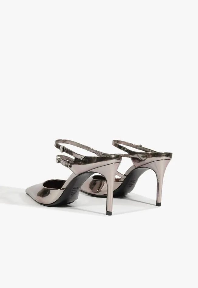 Tonya Mule Pump Silver Women Schutz Shoes