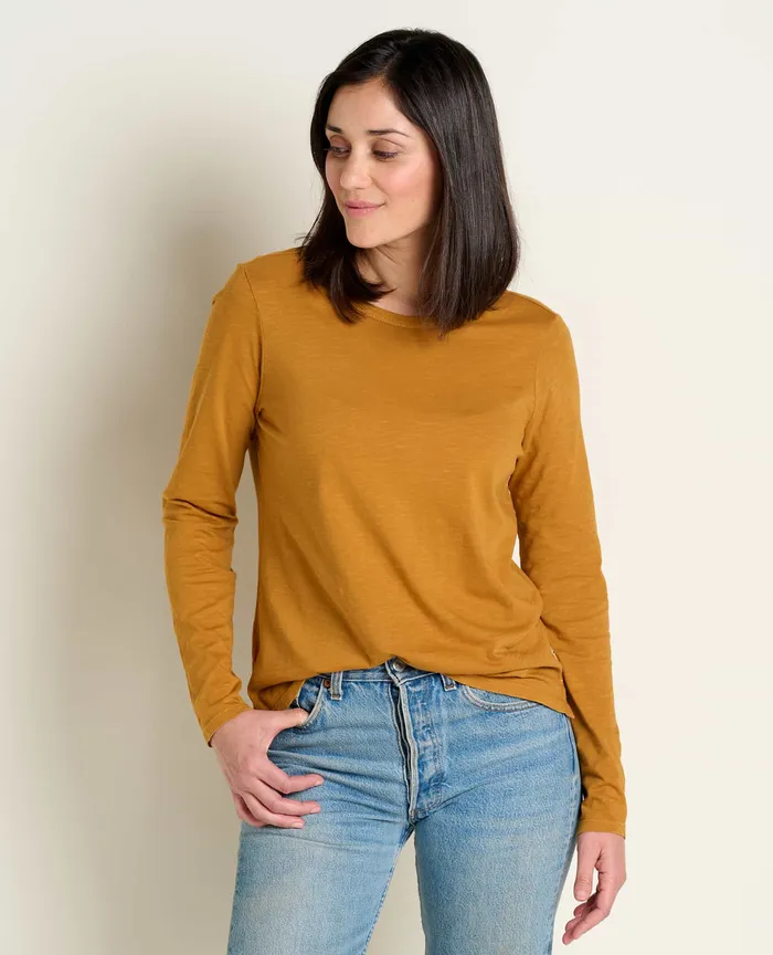 Tops and TShirts Women8217s Primo Long Sleeve Crew Cardamom ToadandCo Women8217s Tops and TShirts Women8217s Primo Long Sleeve Crew Cardamom ToadandCo Women8217s