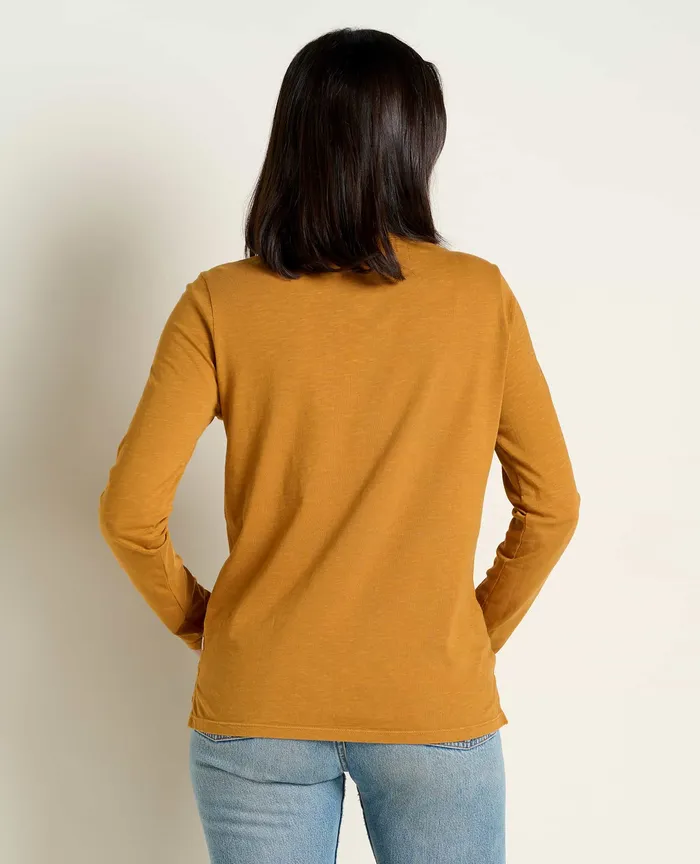 Tops and TShirts Women8217s Primo Long Sleeve Crew Cardamom ToadandCo Women8217s