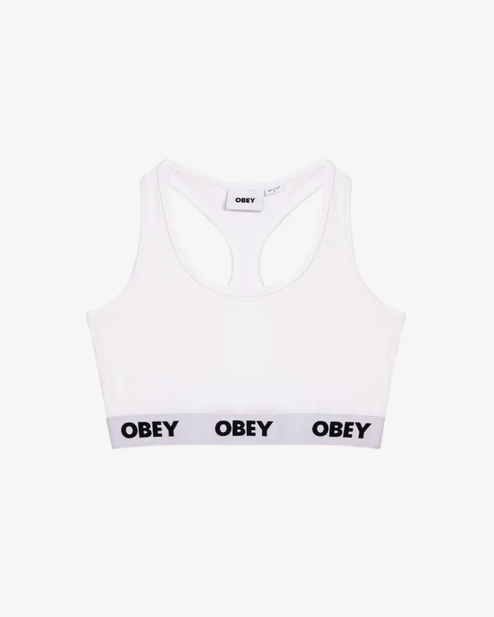 TOPS OBEY Clothing Women OBEY BRALETTE 2PACK White