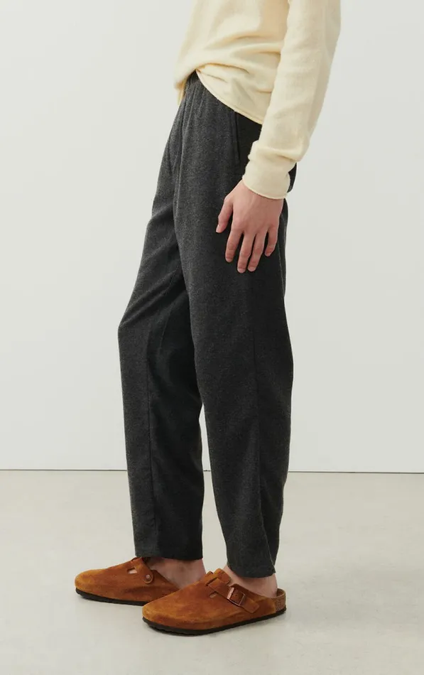 Trousers Dakota Melange Charcoal Men American Vintage Trousers Trousers Dakota Melange Charcoal Men American Vintage Trousers