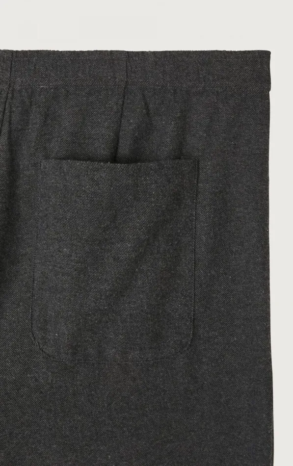 Trousers Dakota Melange Charcoal Men American Vintage Trousers Trousers Dakota Melange Charcoal Men American Vintage Trousers