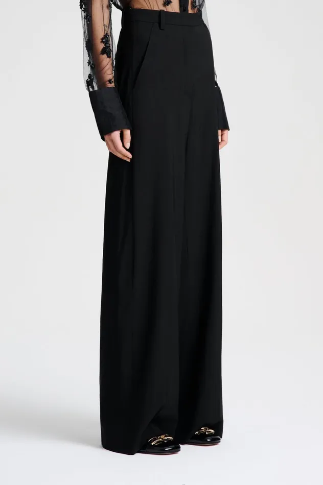 Trousers Women Scanlan Theodore GOTHAM TAILORED TROUSER Black Trousers Women Scanlan Theodore GOTHAM TAILORED TROUSER Black