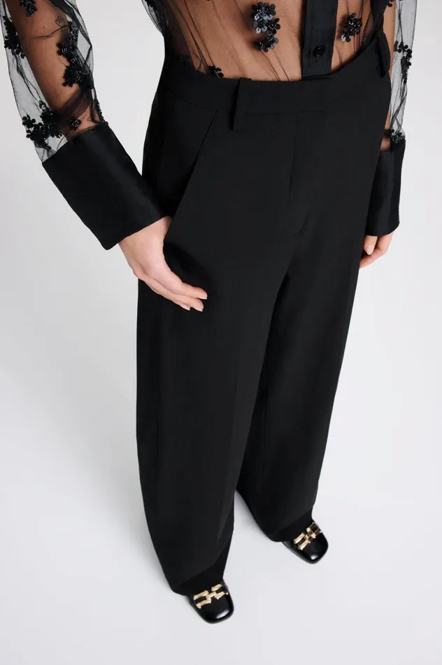 Trousers Women Scanlan Theodore GOTHAM TAILORED TROUSER Black Trousers Women Scanlan Theodore GOTHAM TAILORED TROUSER Black