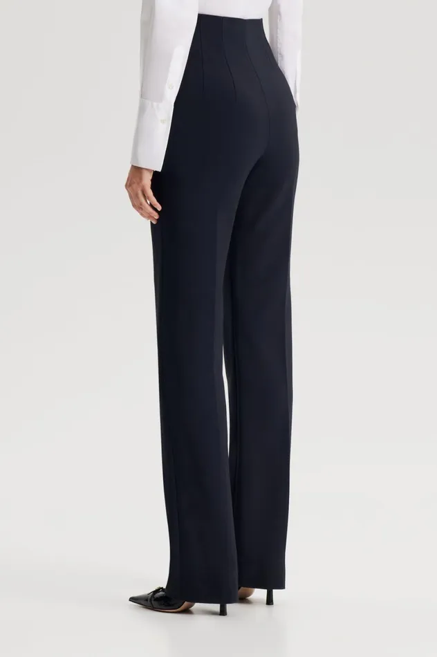 Trousers Women Scanlan Theodore TAILORED SLIM TROUSER Navy Trousers Women Scanlan Theodore TAILORED SLIM TROUSER Navy