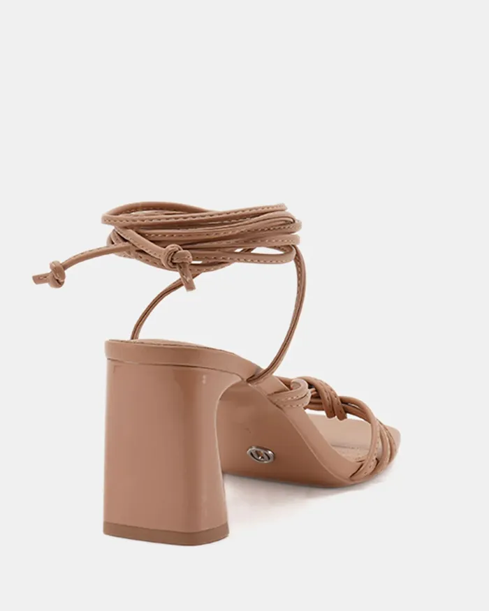 URIJAH Sand Block Heels Women Block Heels NOVO Shoes