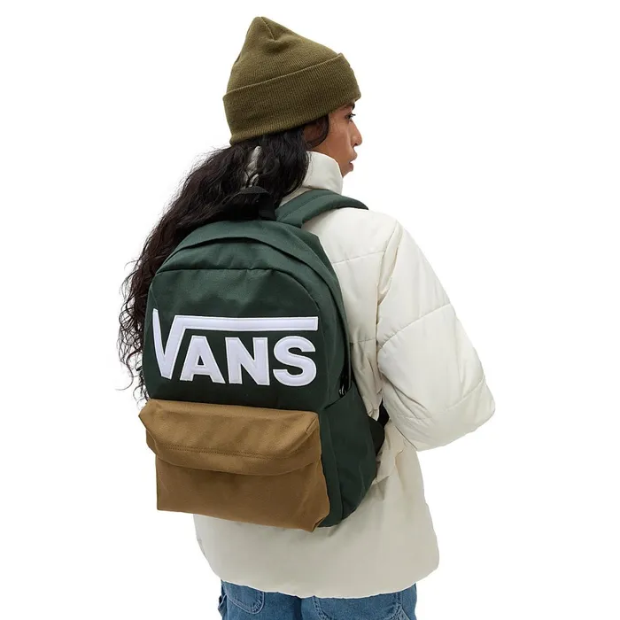 Vans Bags and Backpacks Men Old Skool Drop V Backpack Green