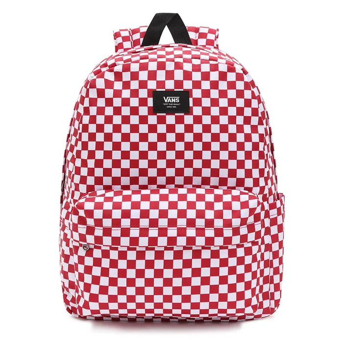 Vans Bags and Backpacks Women Old Skool Check Backpack Red