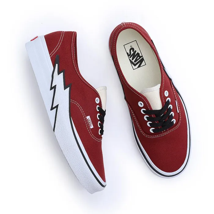 Vans Classics Men Authentic Bolt Shoes Red