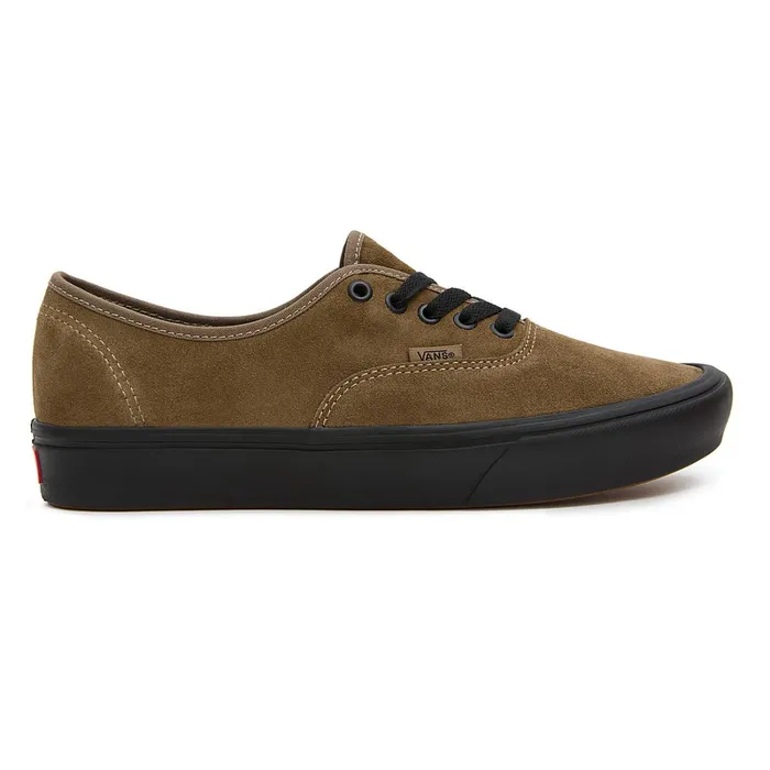 Vans Classics Men Authentic ComfyCush Suede Shoes Brown