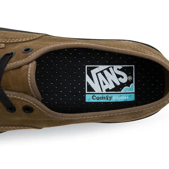 Vans Classics Men Authentic ComfyCush Suede Shoes Brown