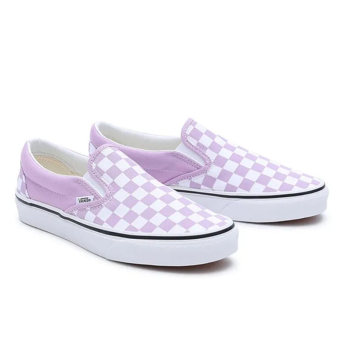 Vans Classics Men Color Theory Classic SlipOn Shoes Purple